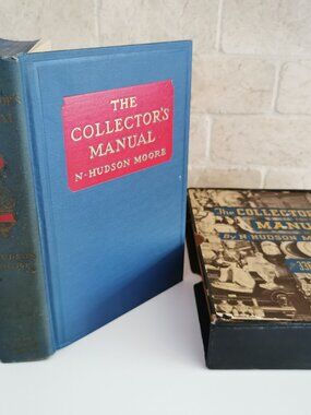 1935 Collector's Manual by Hudson Moore Slipcase Antiques Engravings Reference